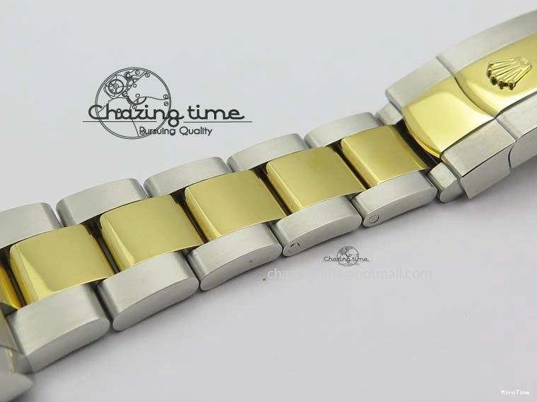 MiroTime 0415 Functional DateJust II 116333 SS YG 41mm EW Best Edition Gray Dial Roman Markers On SS Bracelet A 3823